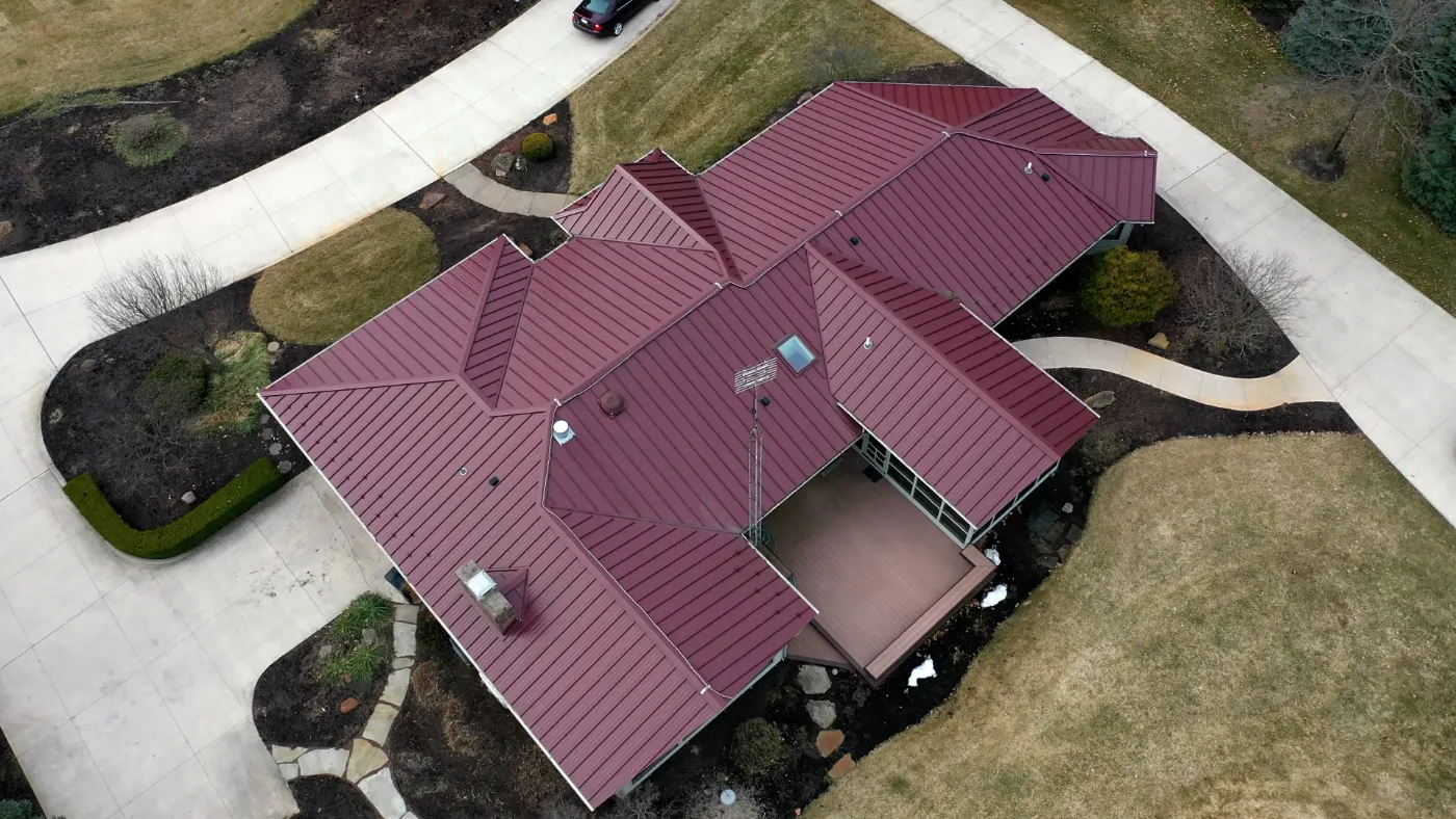 Commercial roof inspection documented in Pleasant Creek