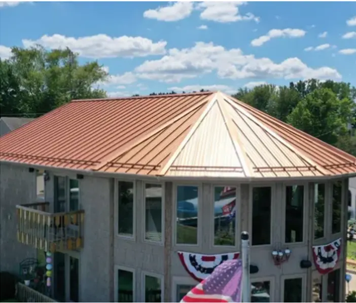 Flashing and seam work in Pleasant Creek